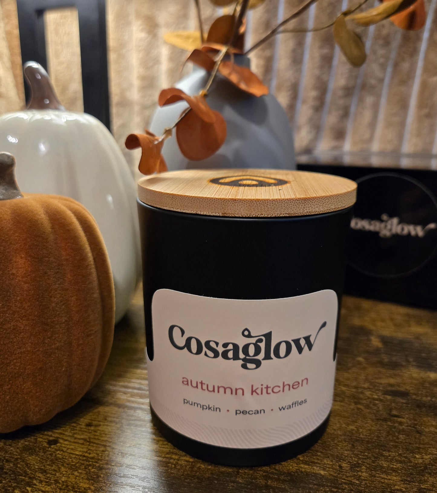 Autumn Kitchen - Candle in Black Matte Jar