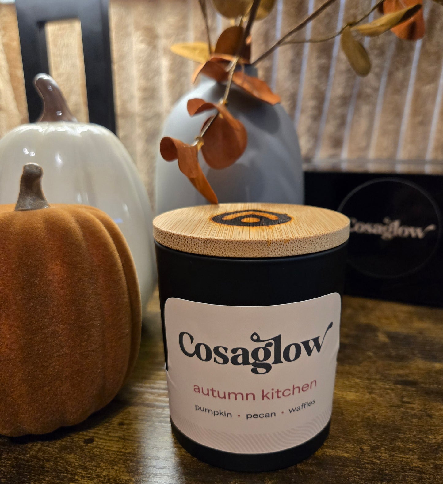 Autumn Kitchen - Candle in Black Matte Jar