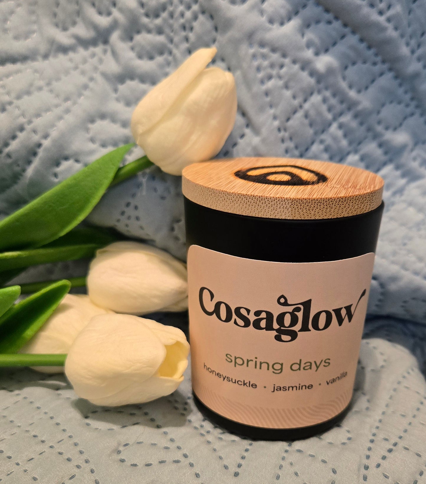 Spring Days - Candle in Black Matte Jar