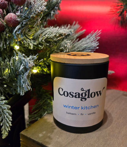 Winter Kitchen - Candle in Black Matte Jar